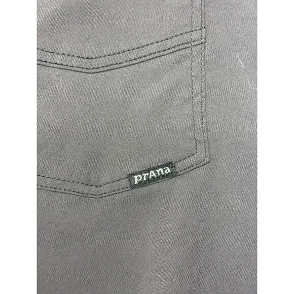 PrAna Men's Standard Fit Gray Brion Pant II Hiking Pants - Size 33x32 (33x31) - Picture 3 of 5